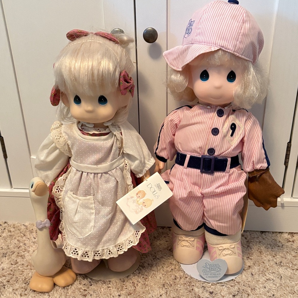 Vintage Precious Moments Dolls Patti and Tracey
